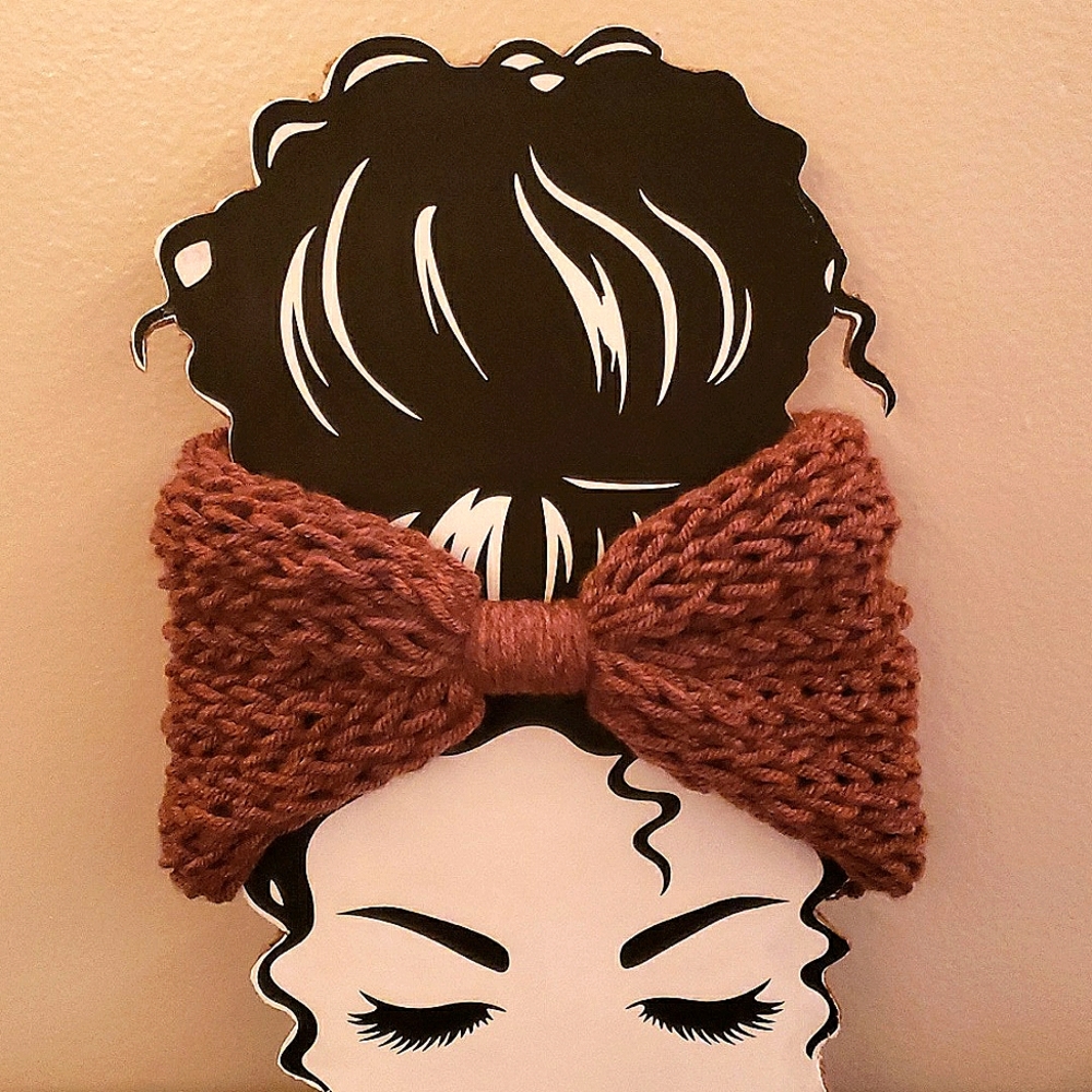 Handmande Knit Turban Headband